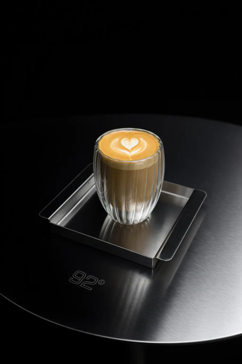 Espresso-based drink prepared at 92° coffee house